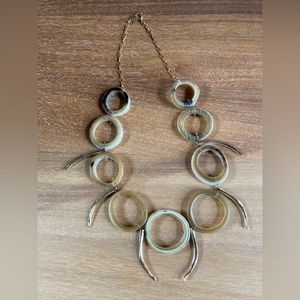 Vintage Accessocraft NYC Necklace - Dramatic Circles statement jewelry